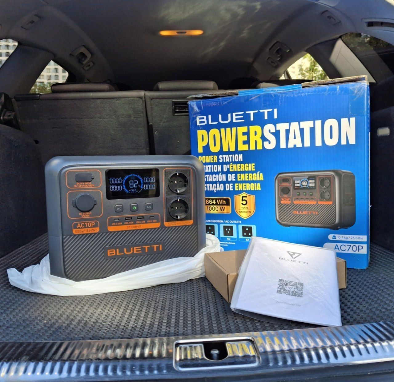 Зарядна станція bluetti AC70P/ зарядная станция блюэтти ац 70 р п