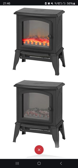 Dekoracyjny kominek grzewczy