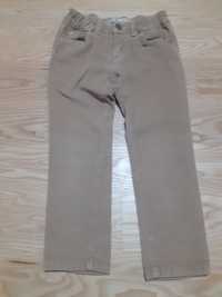 Spodnie sztruksowe dziewczęce firmy ZARA, rozmiar 104