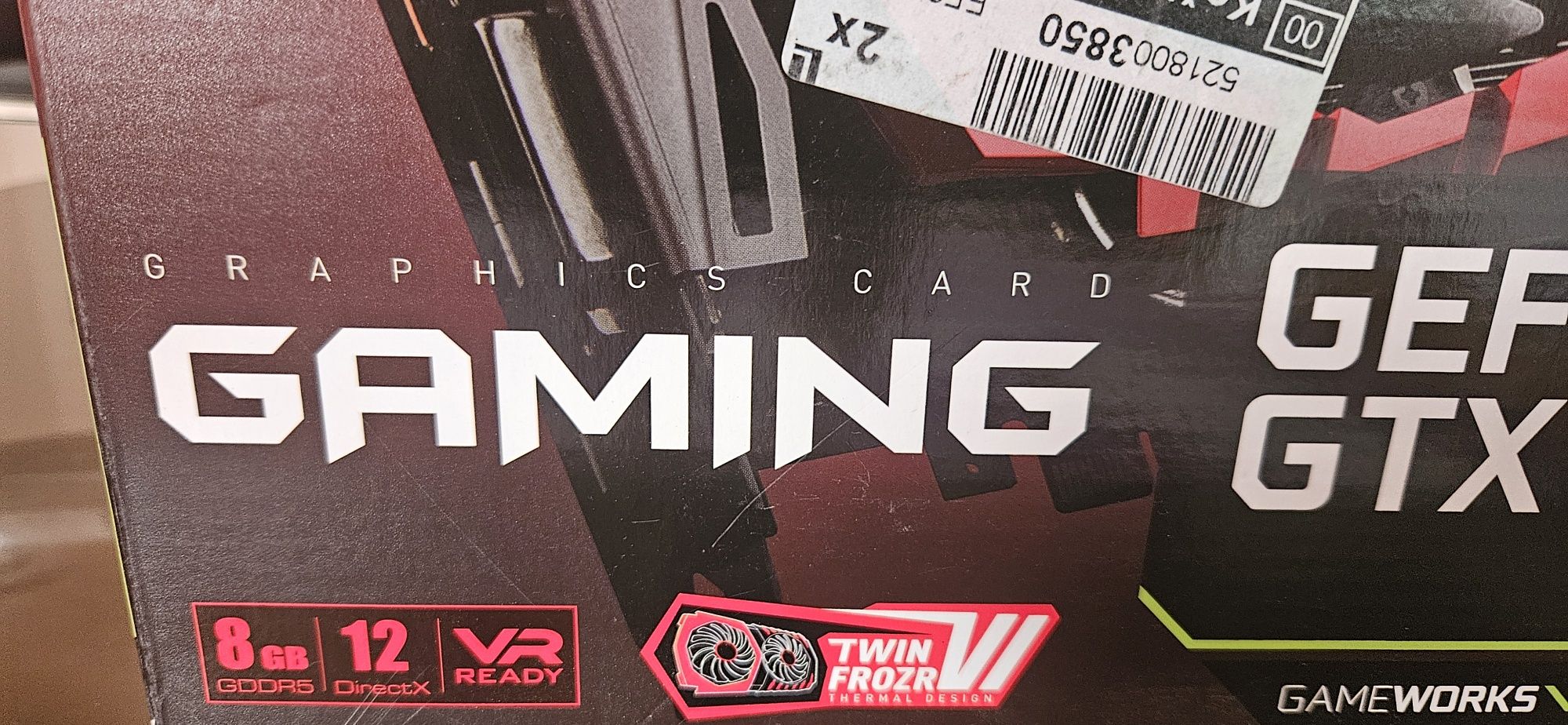Відеокарта MSI gtx 1070ti 8gb