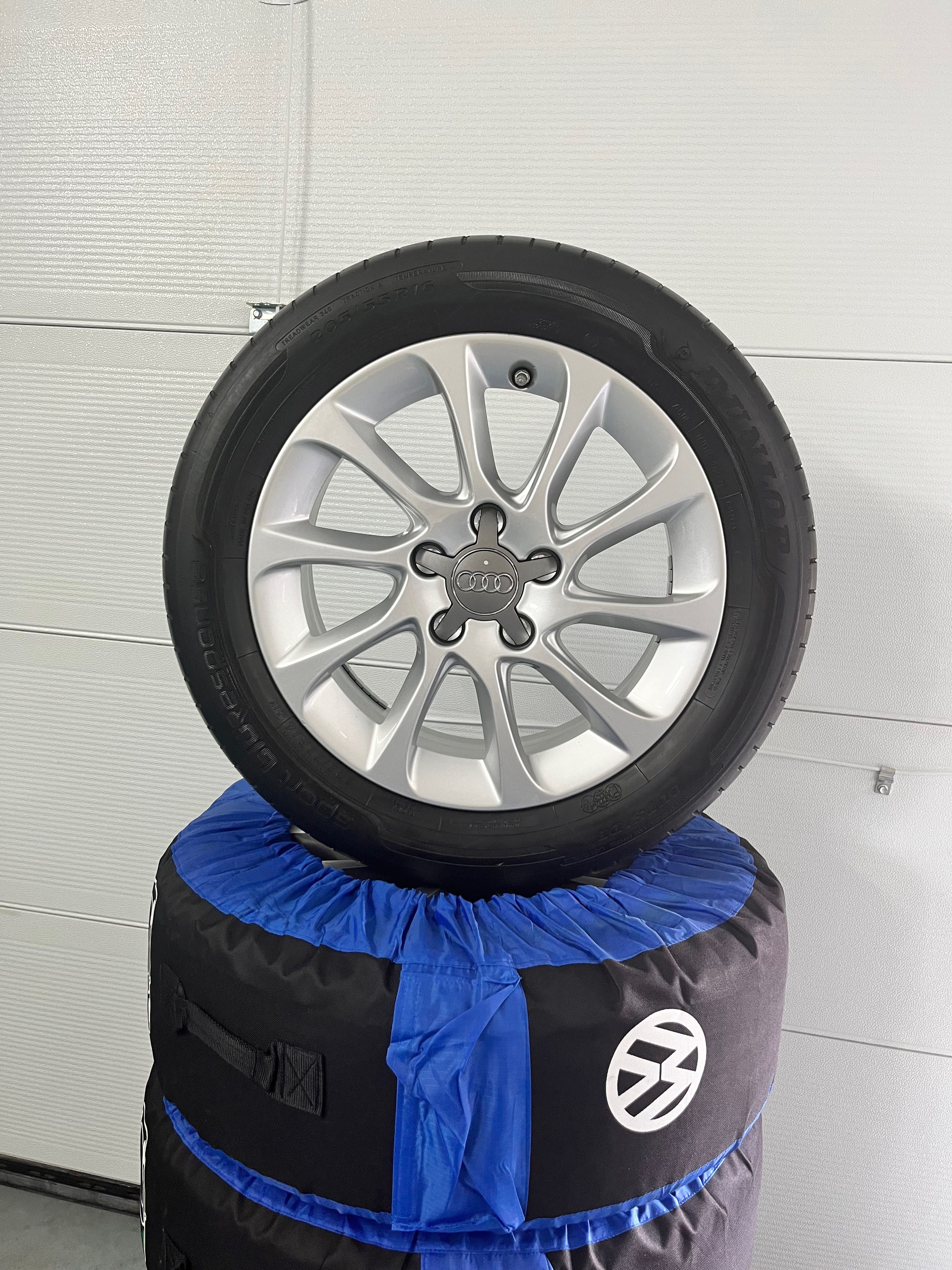 Koła Audi oryginalne Lato wzór Turbiny 205/55 R16 5x112 A3 Skoda VW