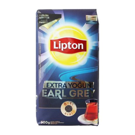 Турецкий чай с бергамотом Lipton Extra Yoğun Early Grey - 500 грамм