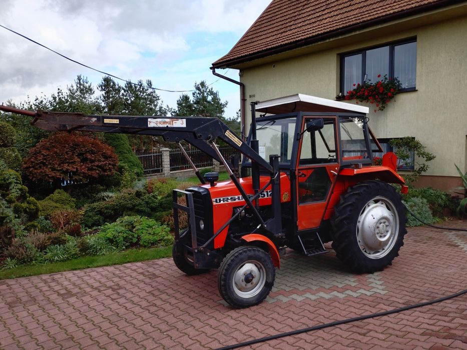 Ciągnik rolniczy Ursus 3512 z turem