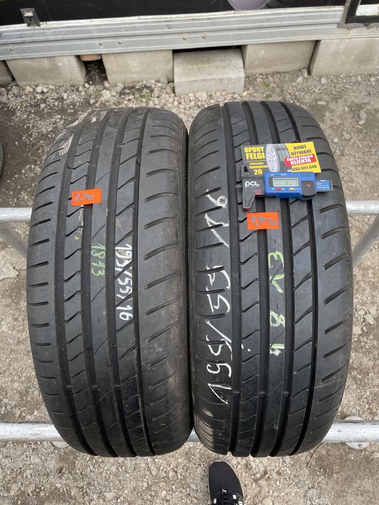 Opony letnie 195/55/16 DUNLOP 2013 MONTAŻ GRATIS WYSYŁKA 10zl!