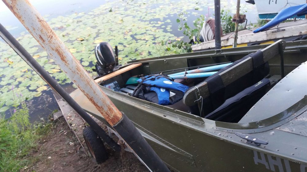 Лодка южанка с меркури 5