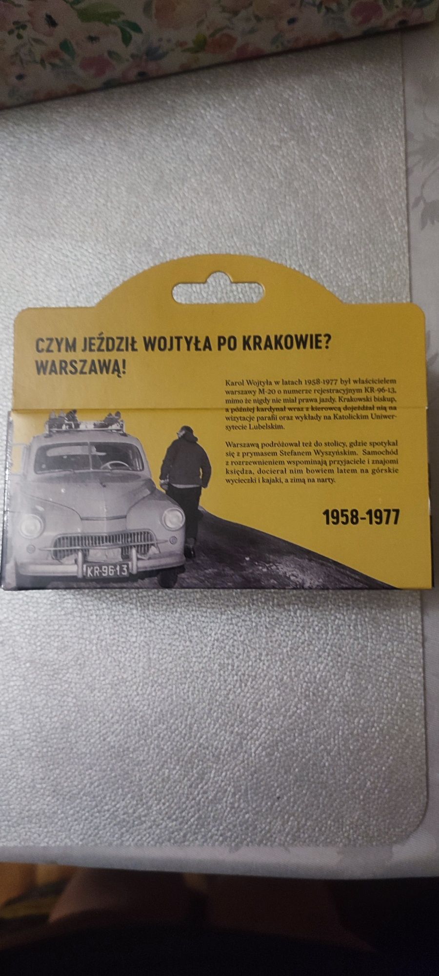 Samochód Warszawa Wojtyły metalowy skala 1:48 nowy seria Premium