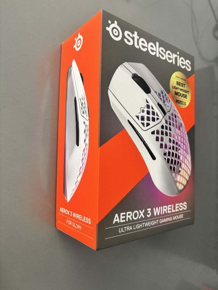 Myszka steelseries aerox 3 wireless (2022) snow