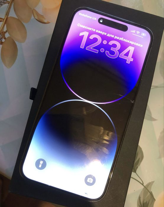 iPhone 14 Pro Max • 128 GB • Deep Purple — хорошее состояние