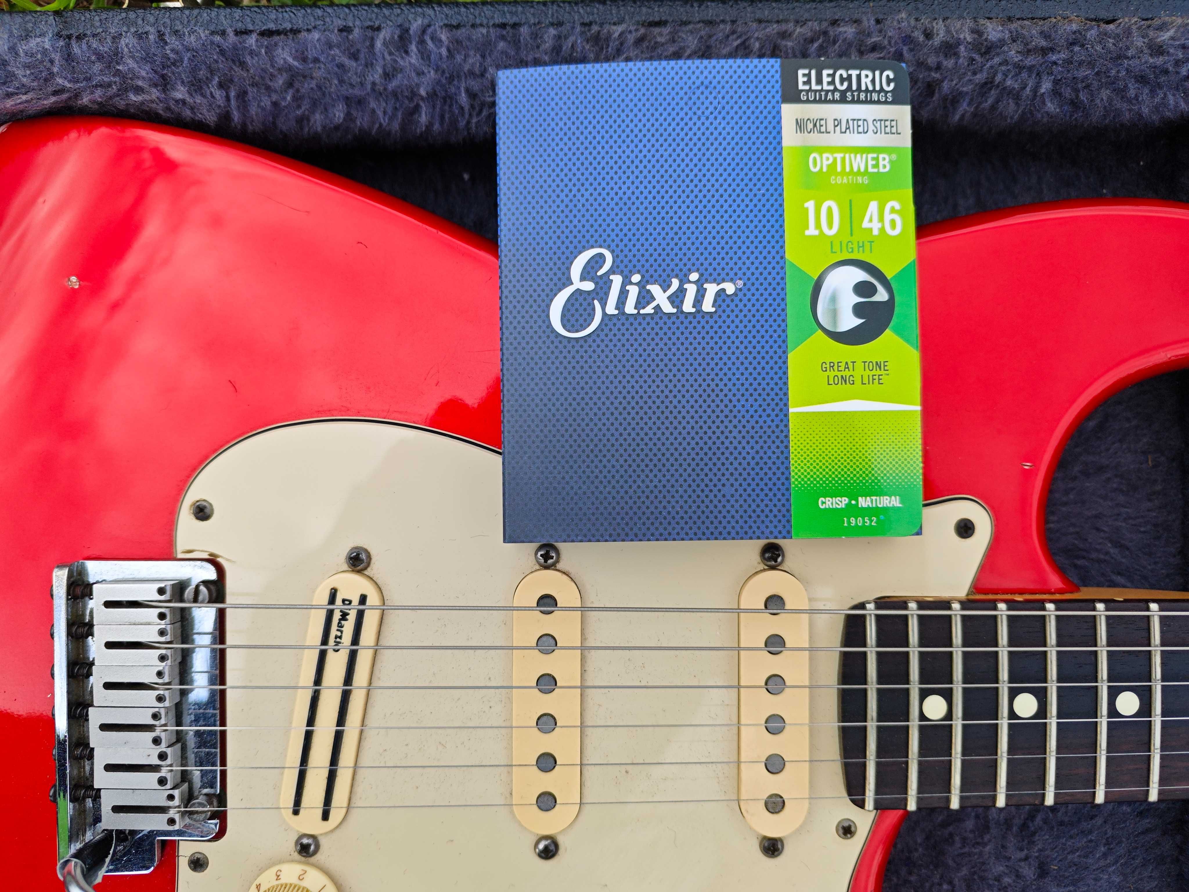 Struny do gitary elektrycznej Elixir 19052 Nickel OPTIWEB 10 46