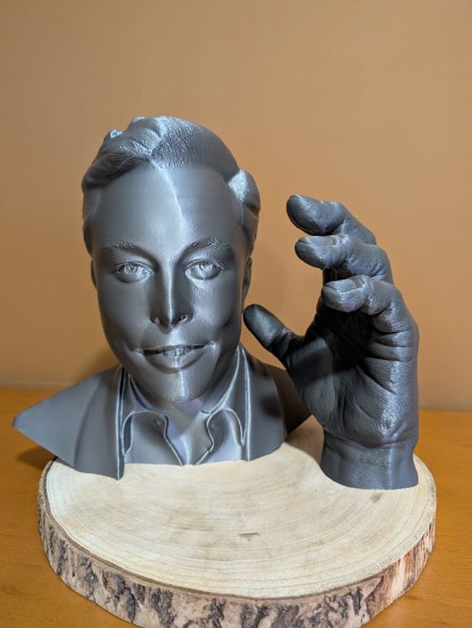 Busto do Elon Musk