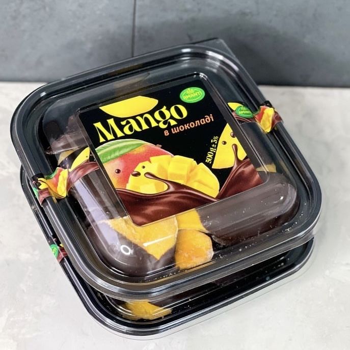 Сушеное манго в шоколаде,   500 г