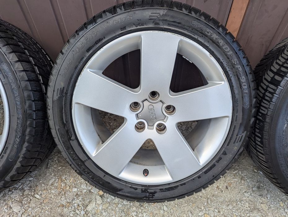 Koła Audi VW Seat 5x112 235/45r17  7.5" et45 opony  zimowe dot 24r