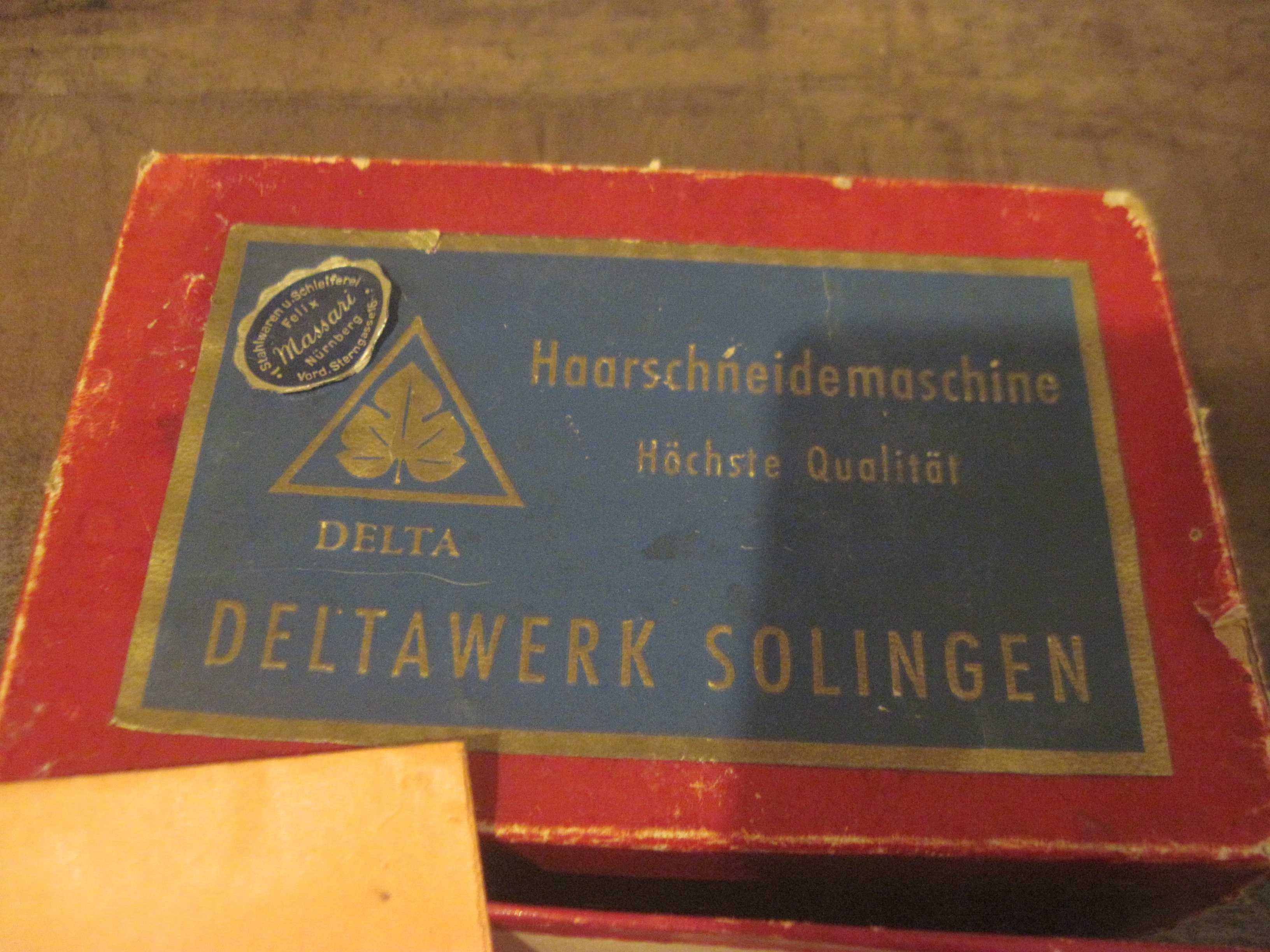 Мащинка для стрижки старинная Германия Deltawerk Solingen