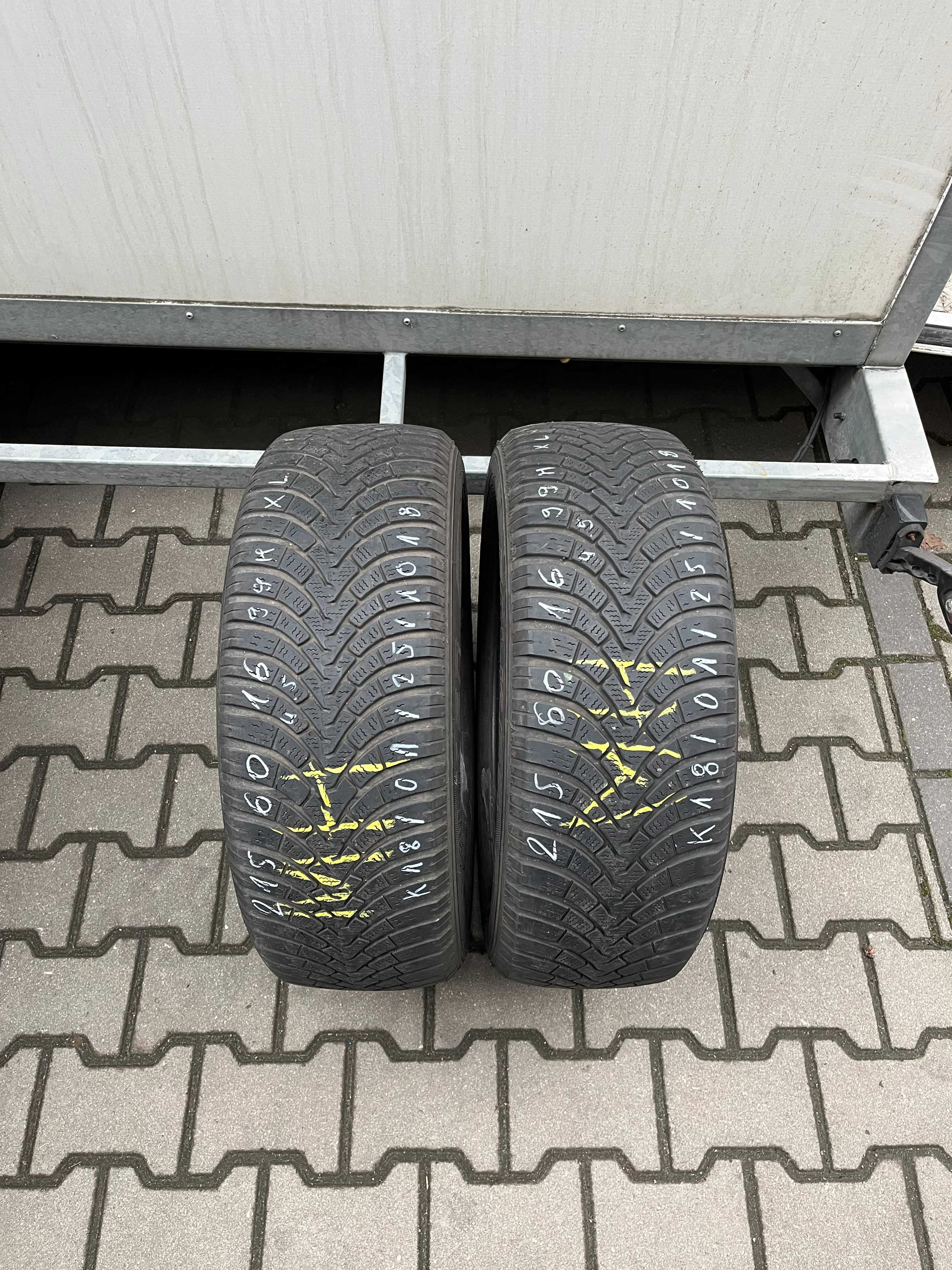 2 opony 215/60R16 99 H XL Falken EuroWinter HS01 Warszawa