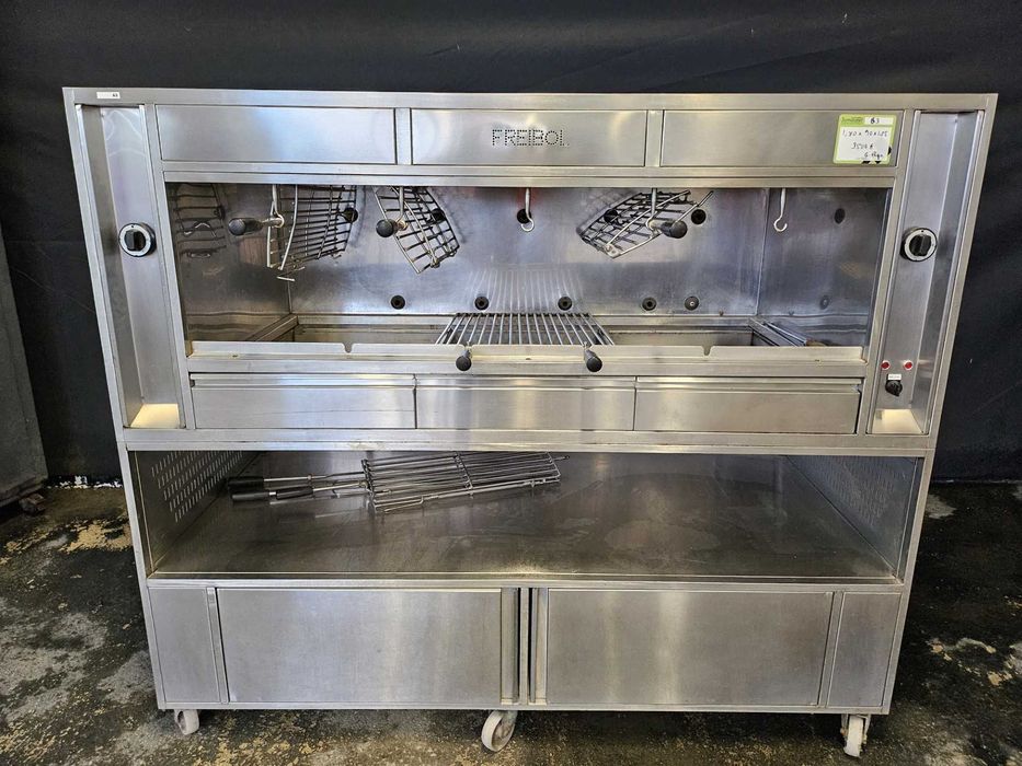 Grelhador a gás para frangos