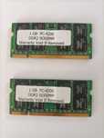 Memória ram 1gb - pc-4200 ddr2 sodimm