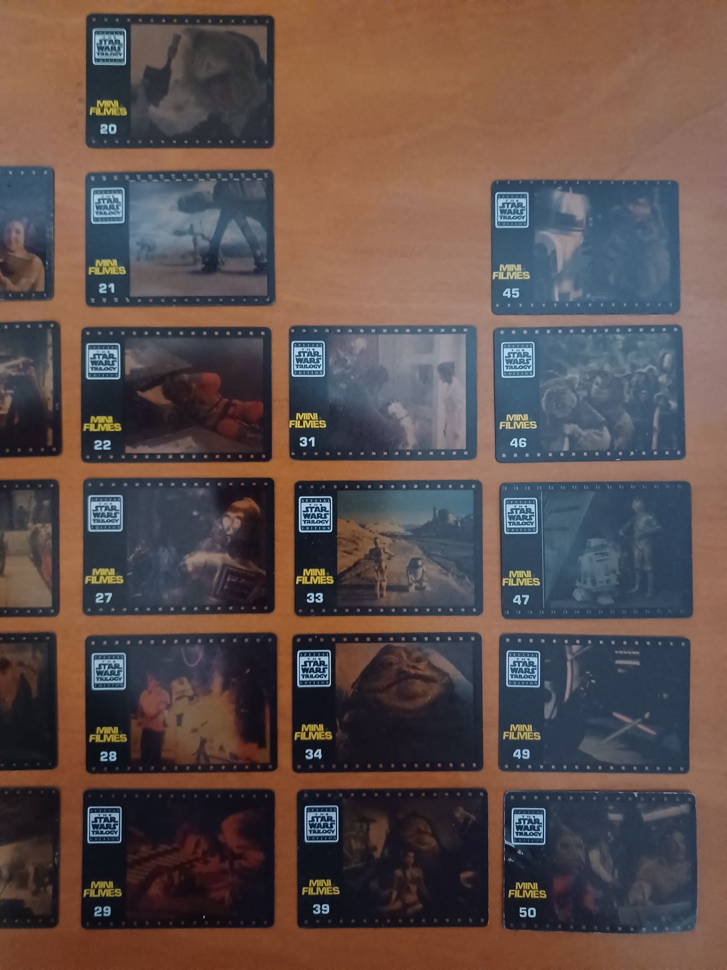 26 Mini Filmes da Star Wars Trilogy da Matutano