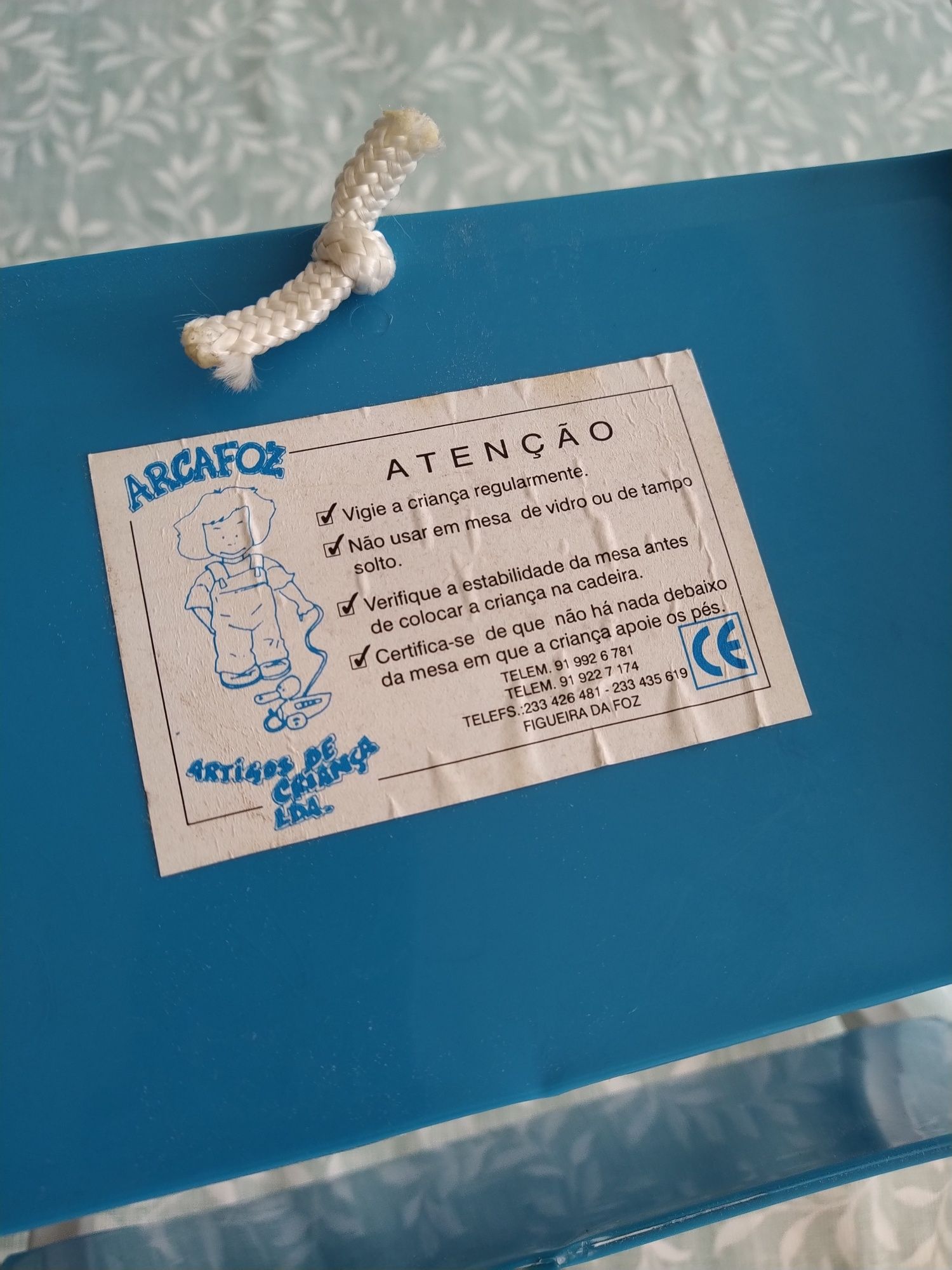 Cadeira de refeição para criança