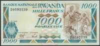 Rwanda 1000 franków 1988 - stan bankowy UNC