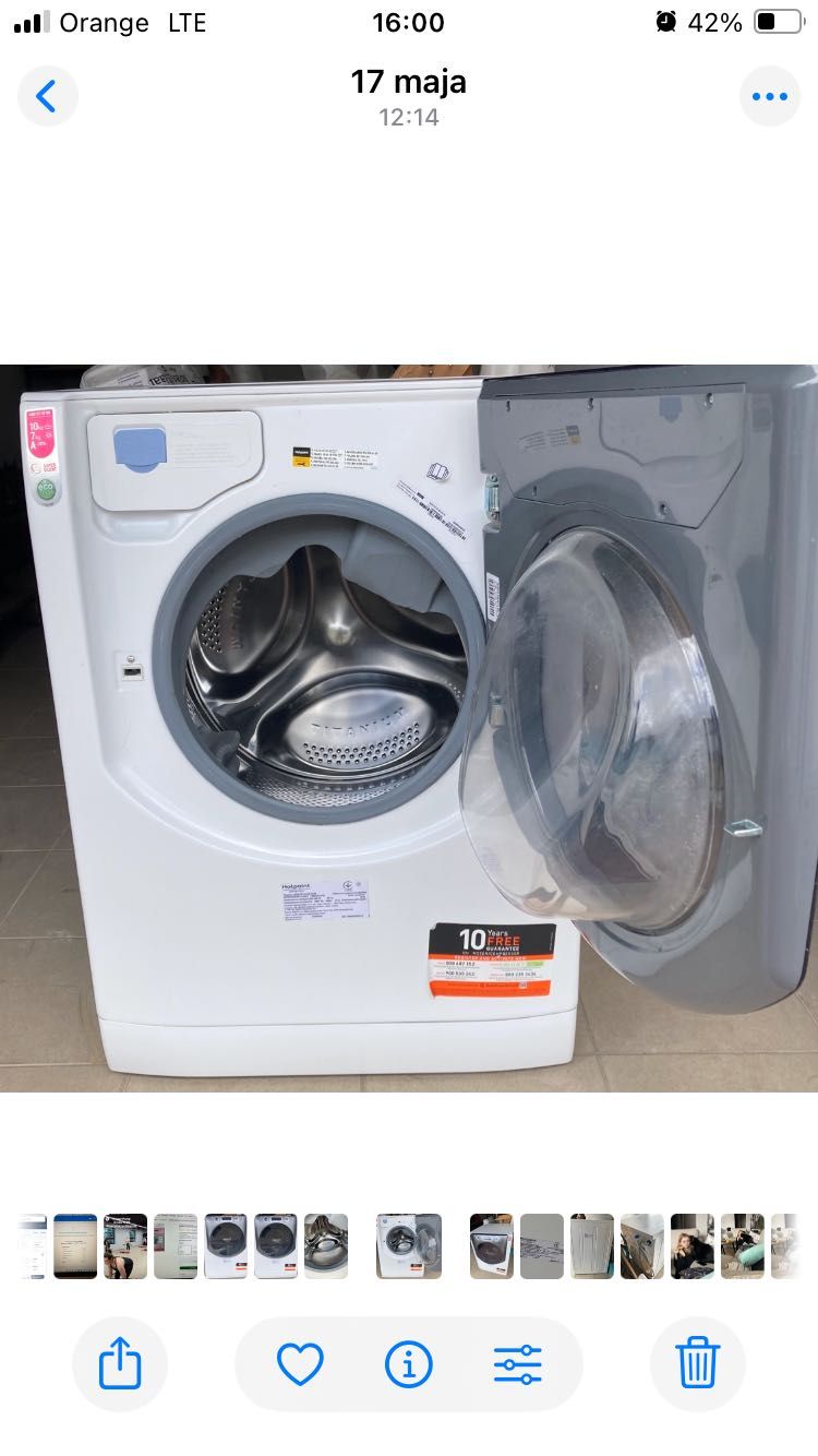 Pralko-suszarka Hotpoint AQD1071D 69 EU/B