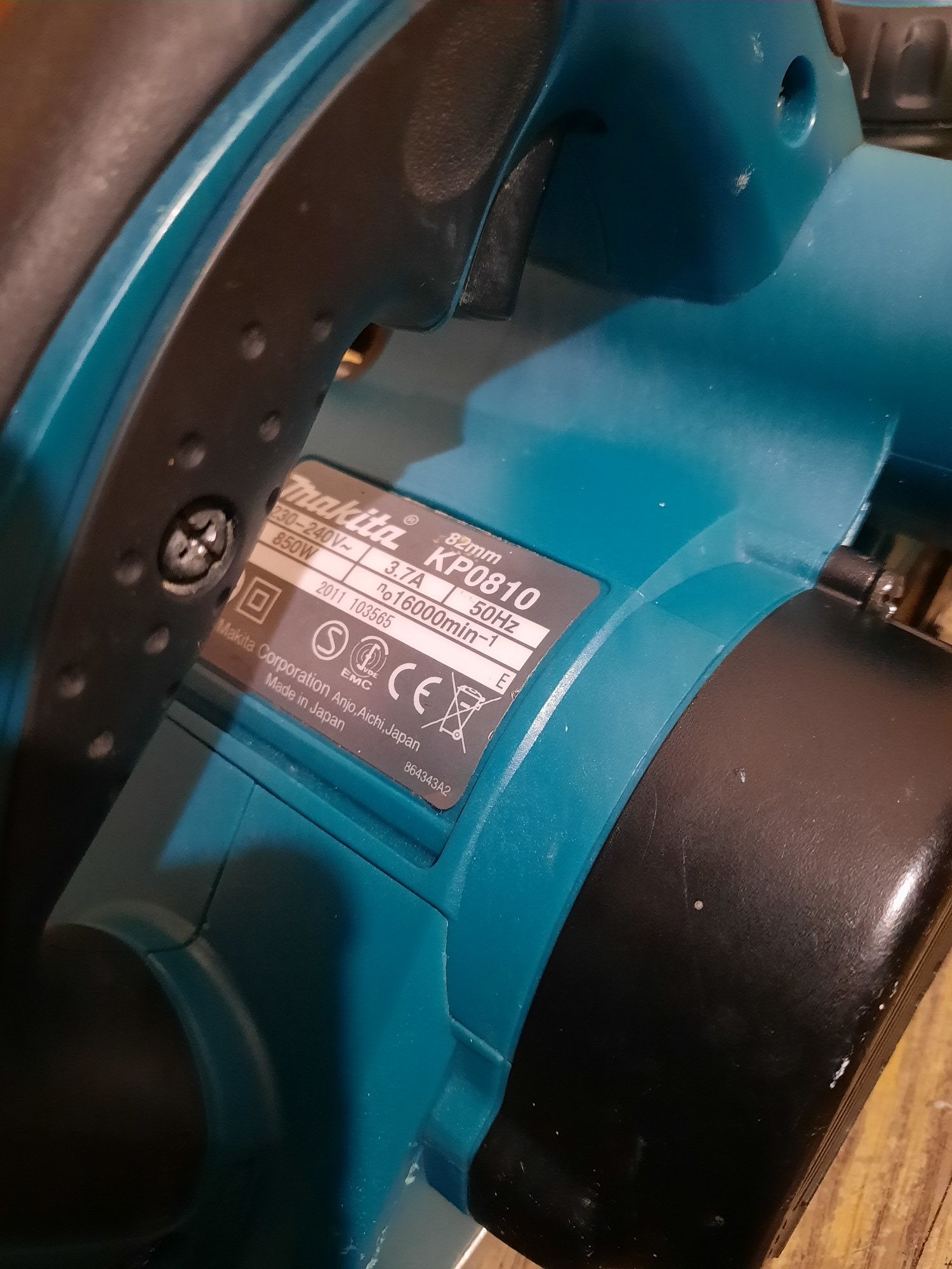 100% оригінал!!Рубанок Makita KP0810,850вт