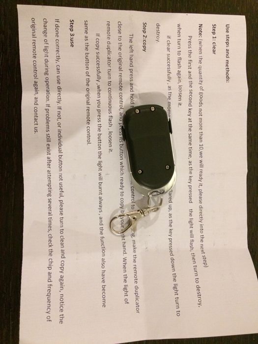 Comando portão em estado novo