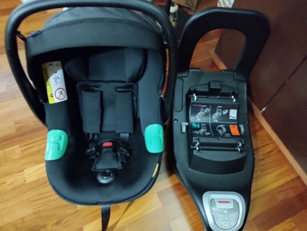 Ovo + isofix e espreguiçadeira chicco kiros