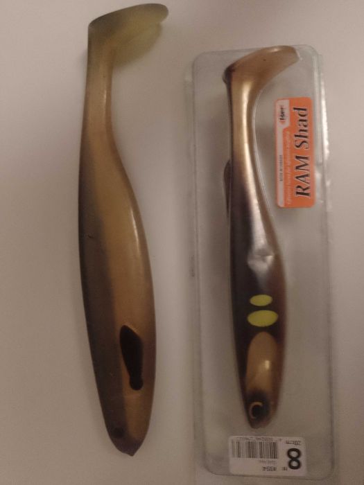 Westin ShadTeez 27cm, Fishup Ram Shad 20cm. Duże przynęty na szczupaka