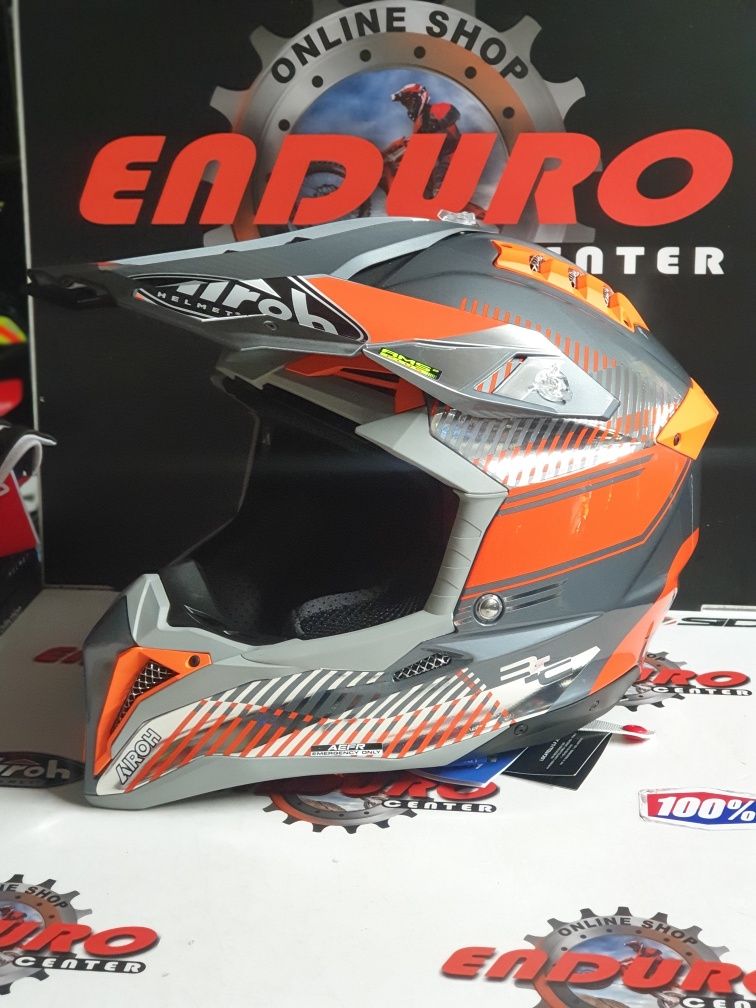 Capacete Airoh Aviator 3 - Wave Orange - T. S