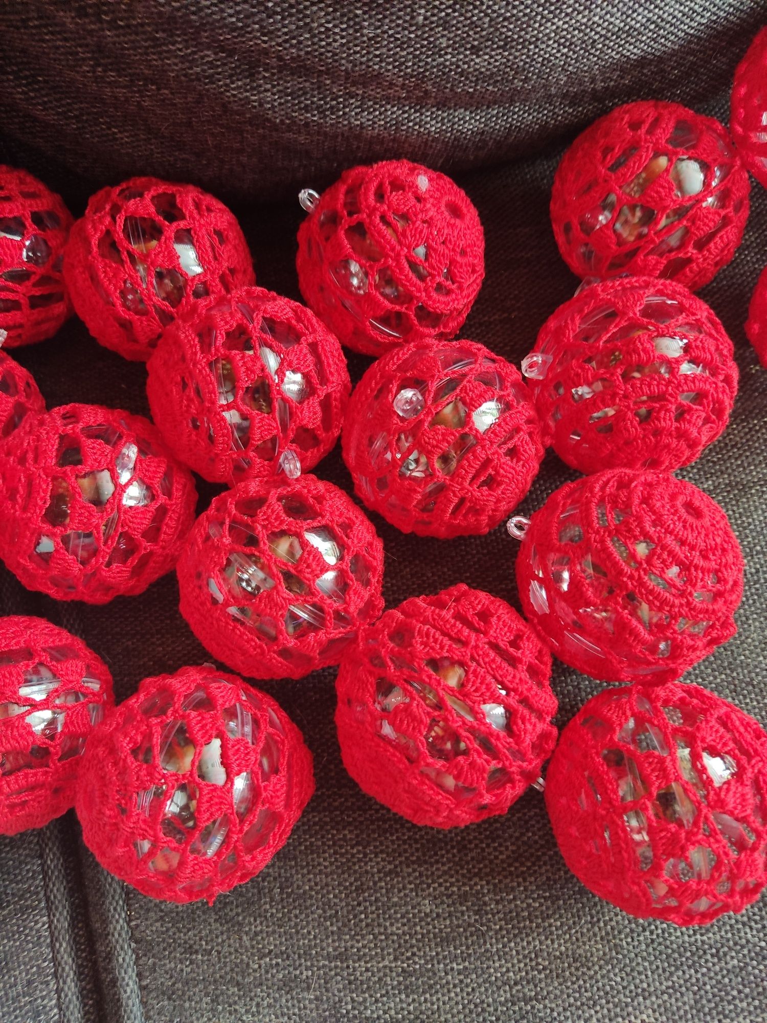 Bombki szydełkowe