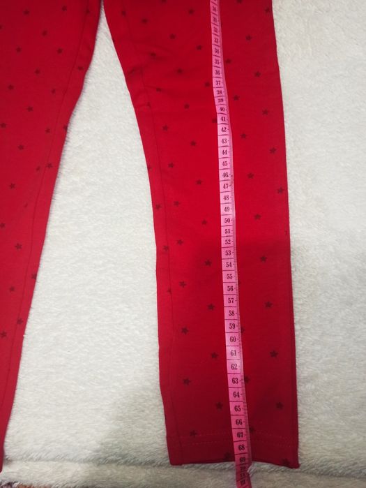 Nowe! Spodnie świąteczne dziewczęce r 122 (6/7 lat)