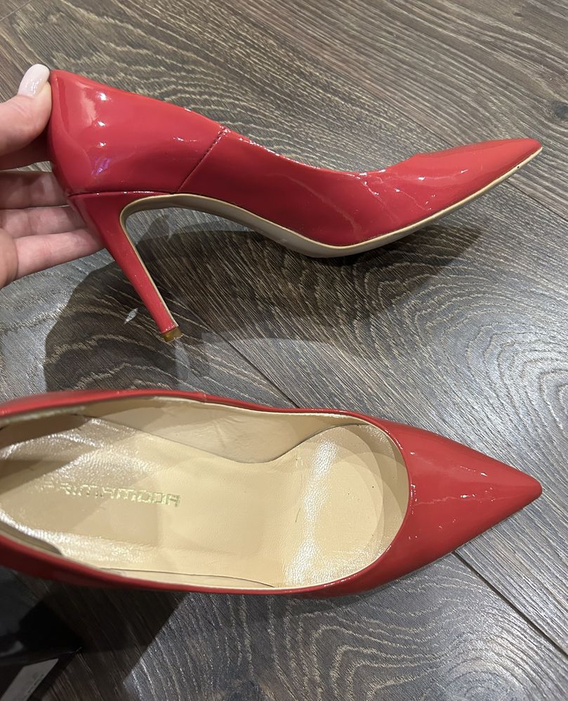 Różowe szpilki prima moda r. 37 fuksja