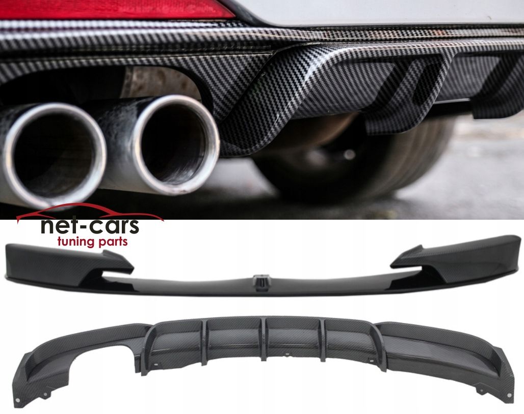 Dyfuzor + Spoiler dokładka przód BMW 3 F30 F31 MPerformance Carbon 00-