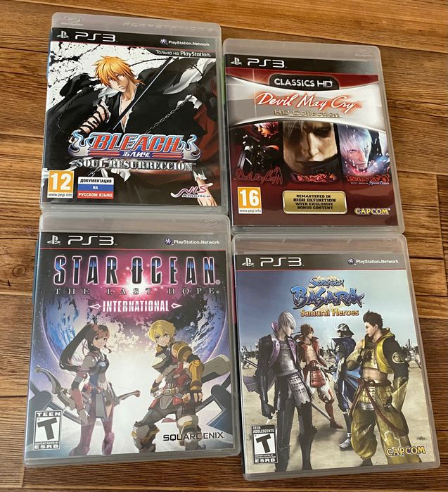 Sony PlayStation 3: Silent Hill, GTA, Heavy Rain, Dead Space, Rage.