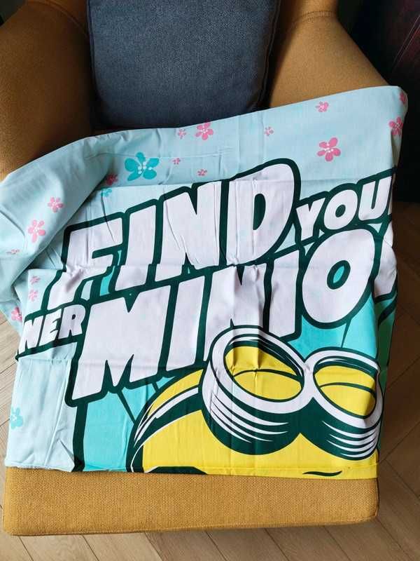 Komplet pościeli dla dziewczynki 140 x 200 Minionek Livarno Home