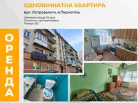 Оренда однокімнатної квартири в центрі Тернополя по вул. Островського.