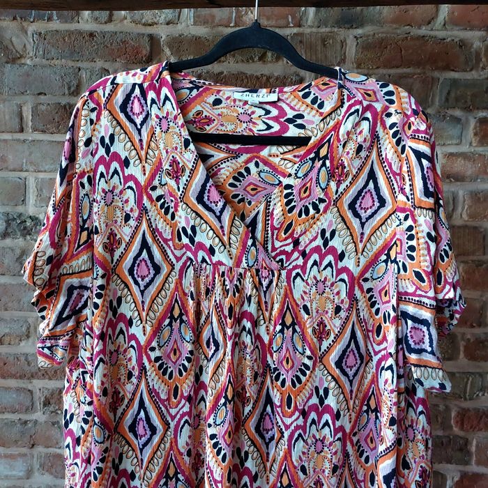 Luźna sukienka w stylu boho L/XXL