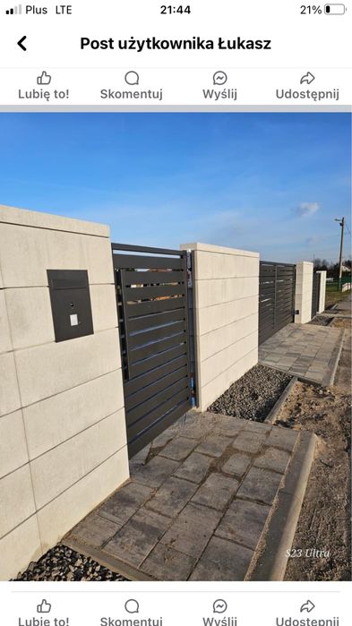 Ogrodzenia panelowe,frontowe,joniec,brukarka.tarasy,oczyszczalnie