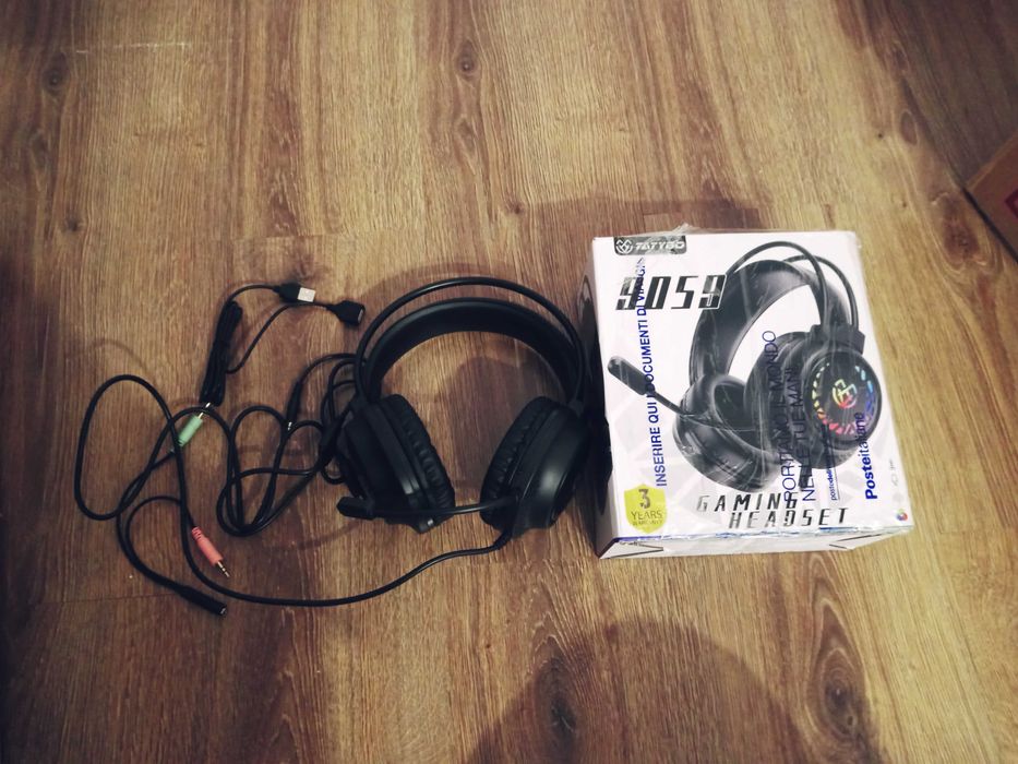 Słuchawki gemingowe z mikrofonem Nowe
