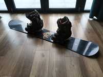 ZESTAW Burton , Deska snowboard, wiązania i buty .