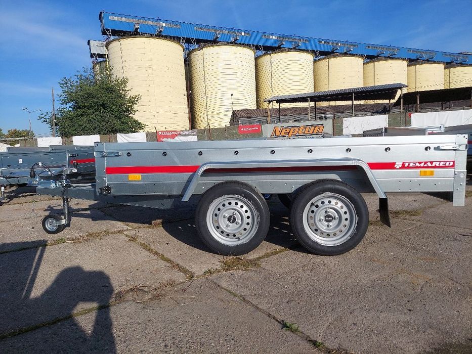 TEMARED Pro 2612/2  Przyczepka samochodowa Tema Świdnik Dwie Osie.Mocna.Brzeg PROMOCJA
