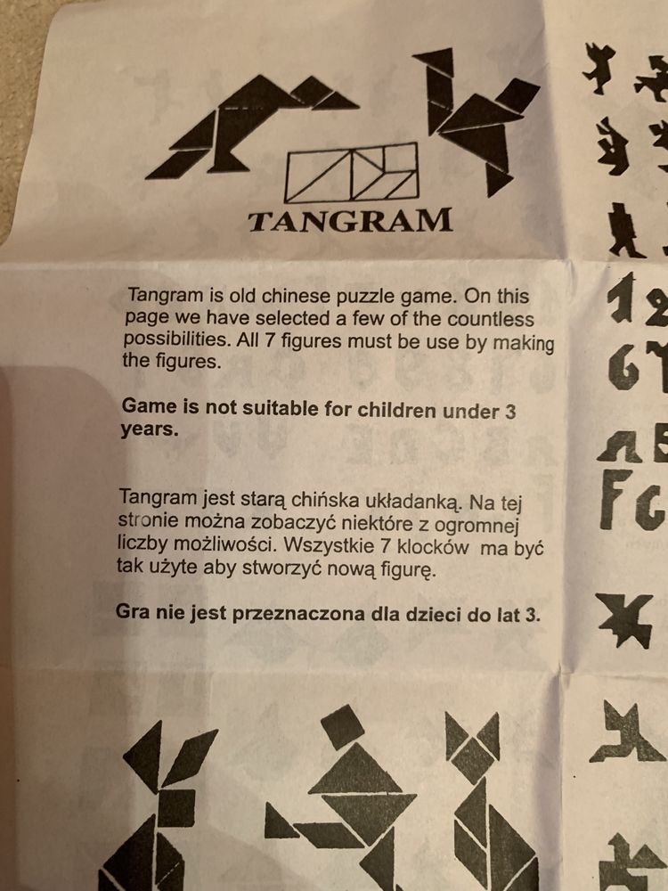 Tanagram chińska układanka