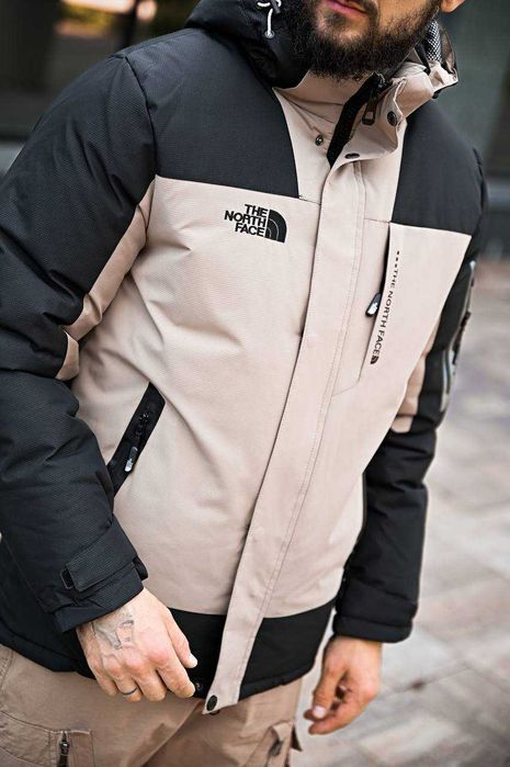Куртка зимняя The North Face beg OMNI-HEAT бежевая Водовідштовхуюча
