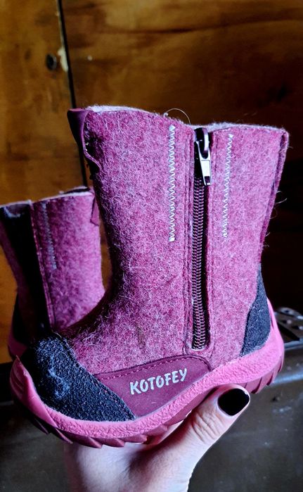 Зимові чоботи валенки Котофей 22 розмір
