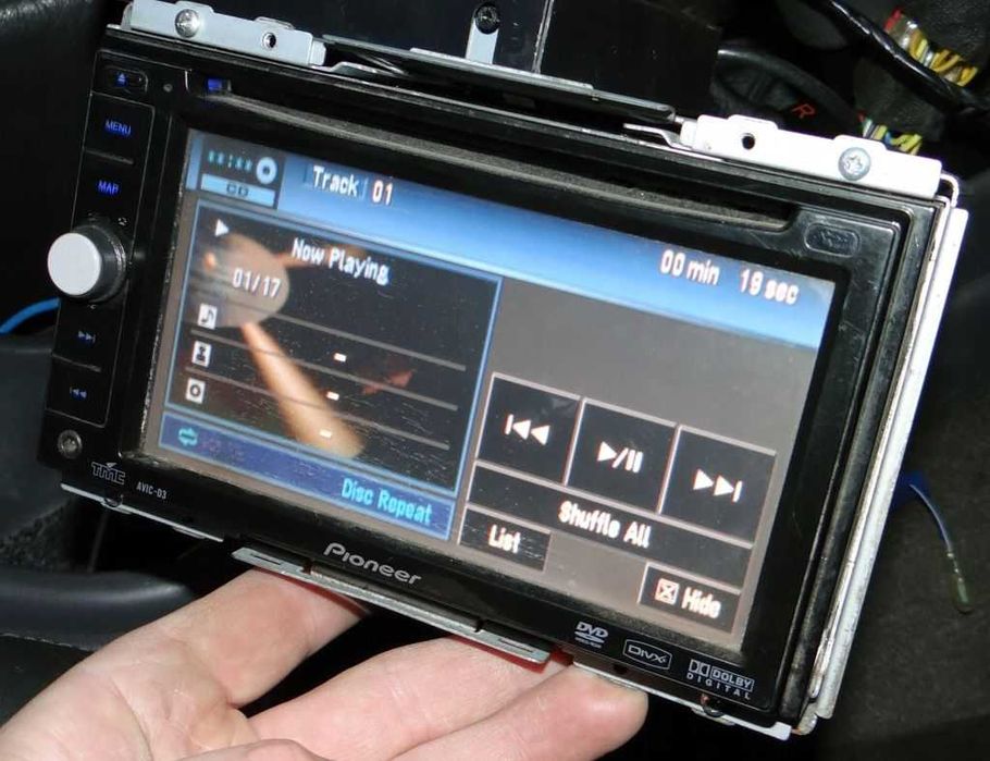 Radio samochodowe 2DIN Pioneer AVIC-D3 MP3 AUX CD DVD 6,1