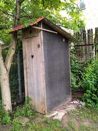 Toaleta, wychodek, latryna, kibelek na budowę do ogródka