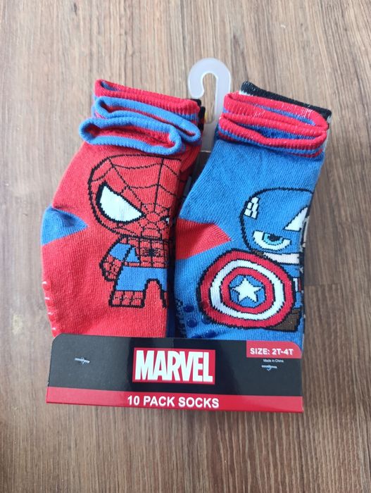Skarpetki Marvel ABS 2-4 lata - 10 par