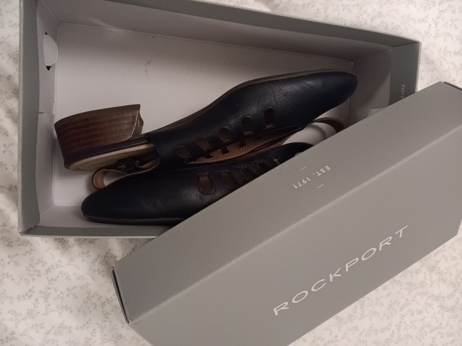Sapato azul escuro Rockport 39