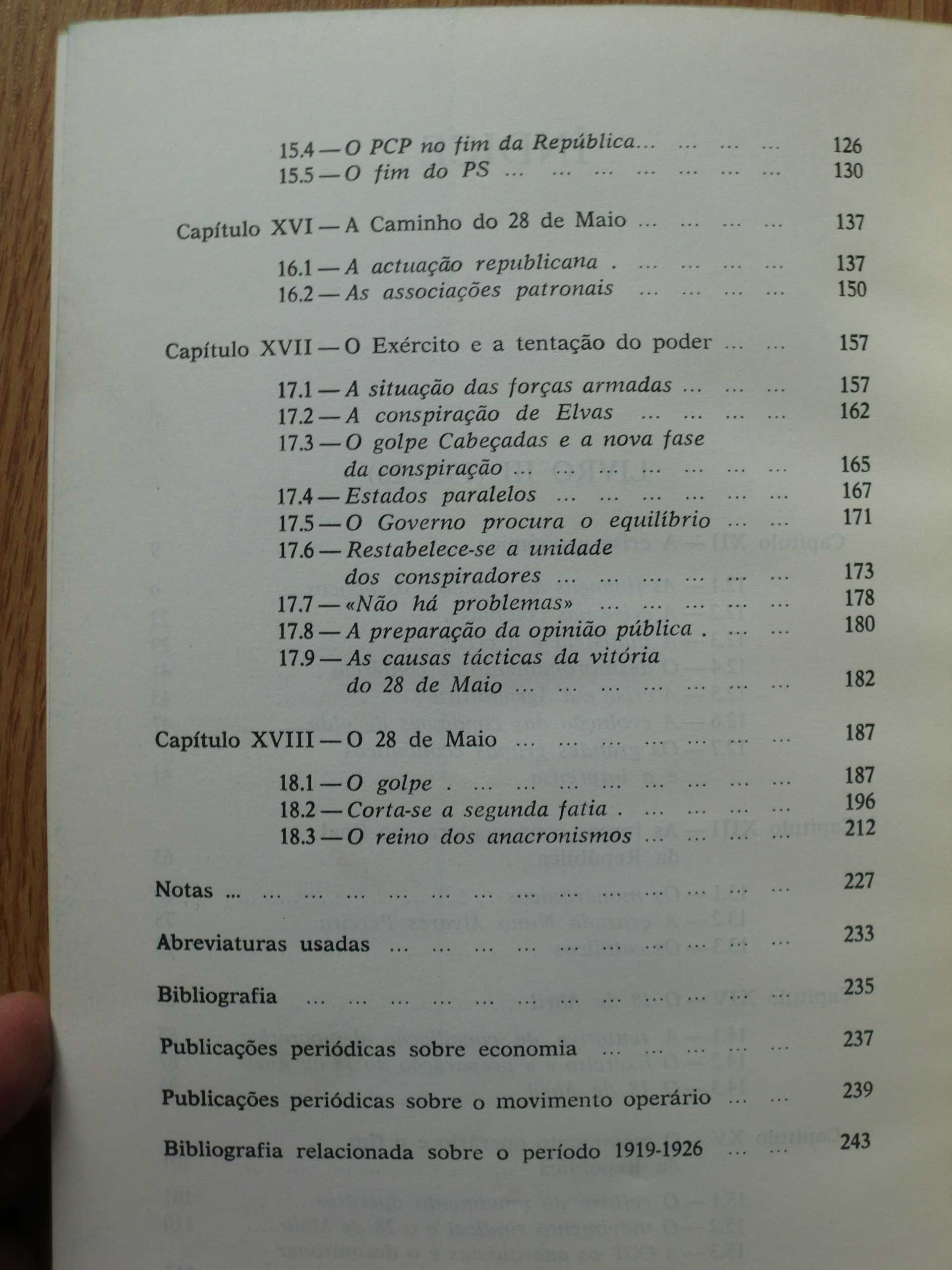 Decadência e queda da I República Portuguesa António José Telo  Vol. 2