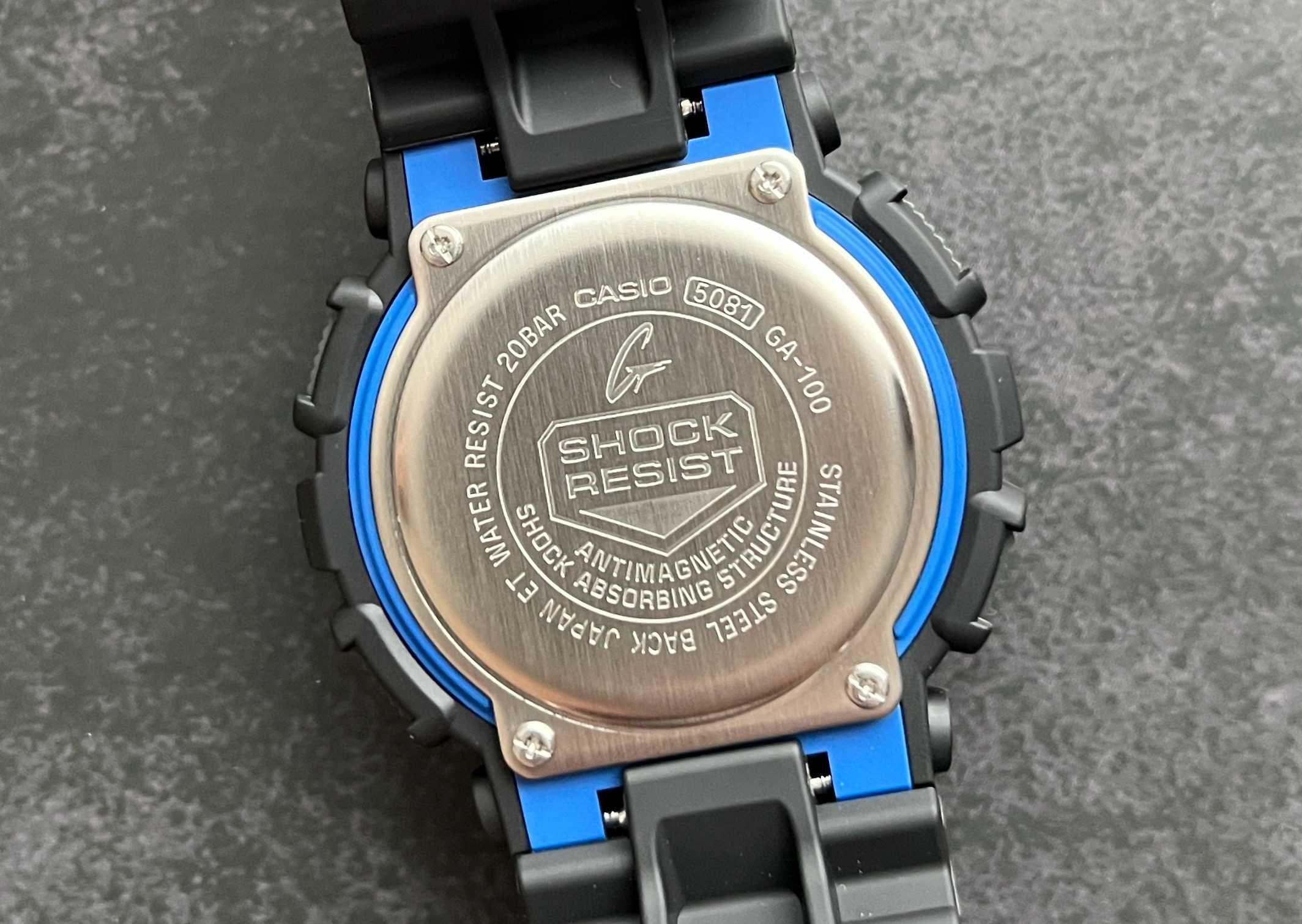 Годинник чоловічий Casio G-Shock GA-100-1A2 новий оригінал